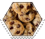 cookies hexagonal stamp